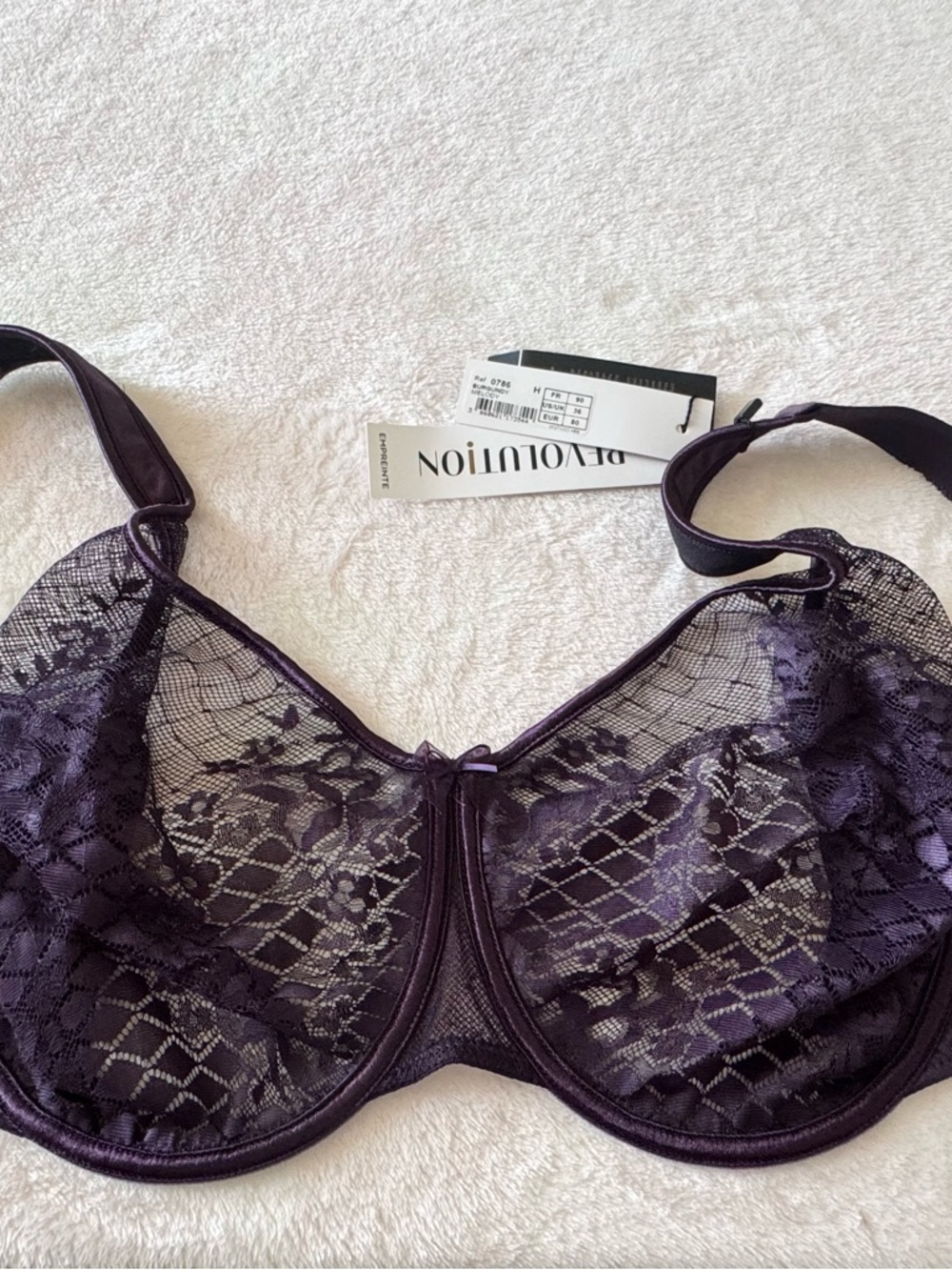 Empreinte Melody Semi-Sheer Lace Underwire Bra